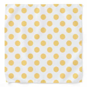 Yellow polkadots bandana