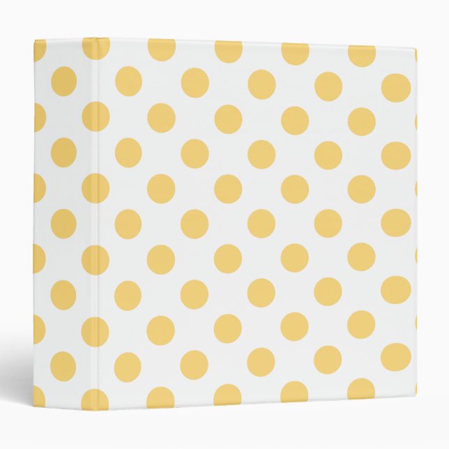 Yellow polkadots binder (Front/Spine)