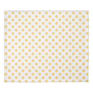 Yellow polkadots duvet cover