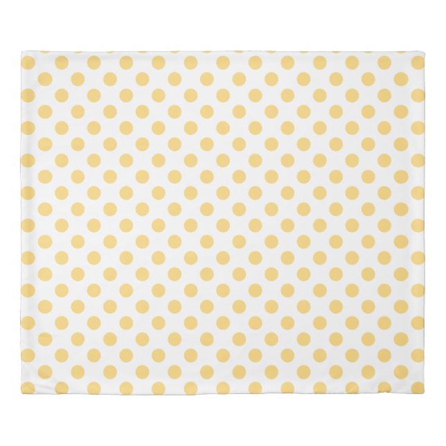 Yellow polkadots duvet cover (Front)