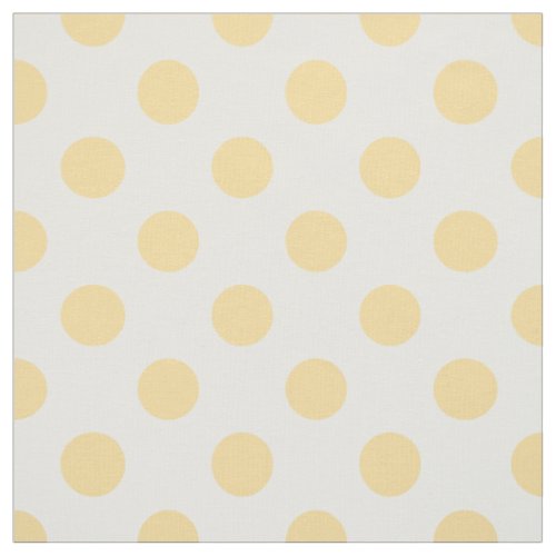 Yellow polkadots fabric