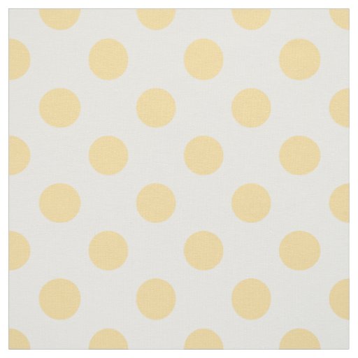 Yellow polkadots fabric