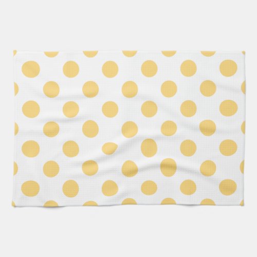 Yellow polkadots kitchen towel