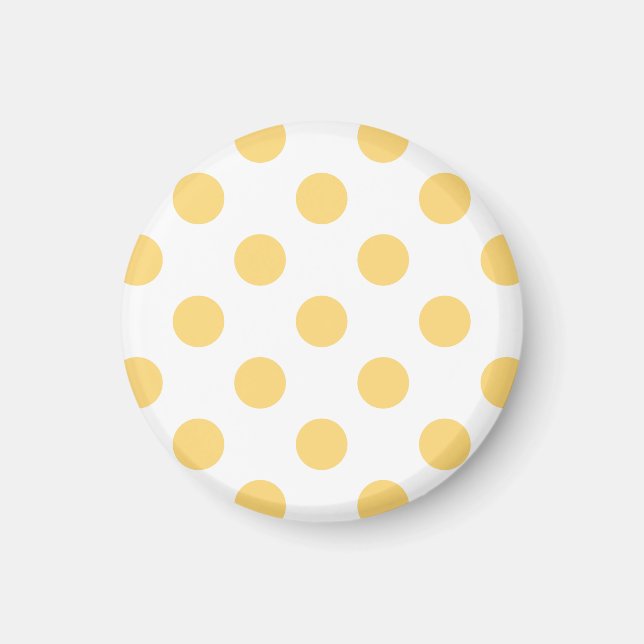 Yellow polkadots magnet (Front)