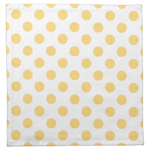 Yellow polkadots napkin