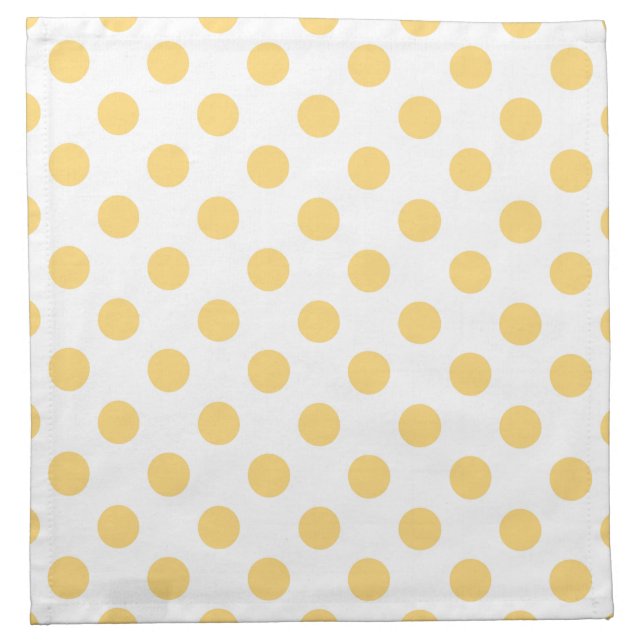 Yellow polkadots napkin (Front)