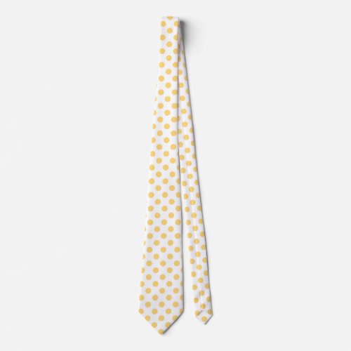 Yellow polkadots tie