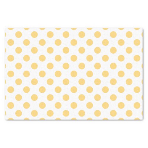 Yellow polkadots tissue paper