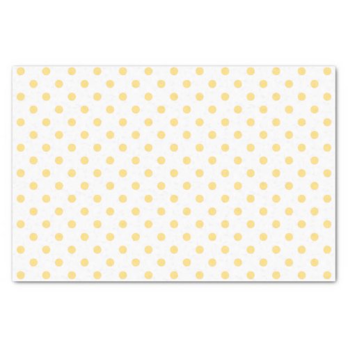 Yellow Polkadots Tissue Paper