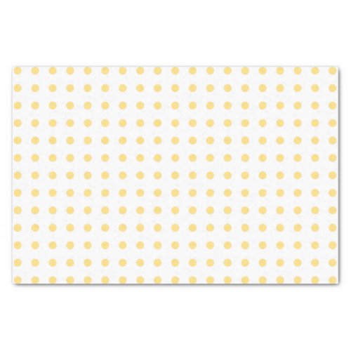 Yellow Polkadots Tissue Paper