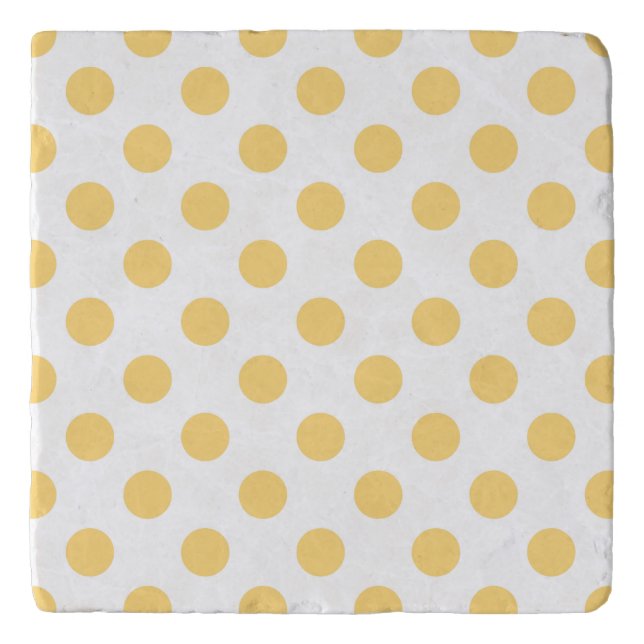 Yellow polkadots trivet (Front)