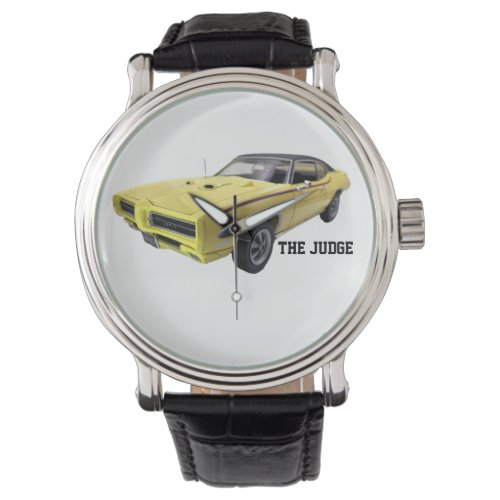 yellow Pontiac GTO _ the Judge  Watch
