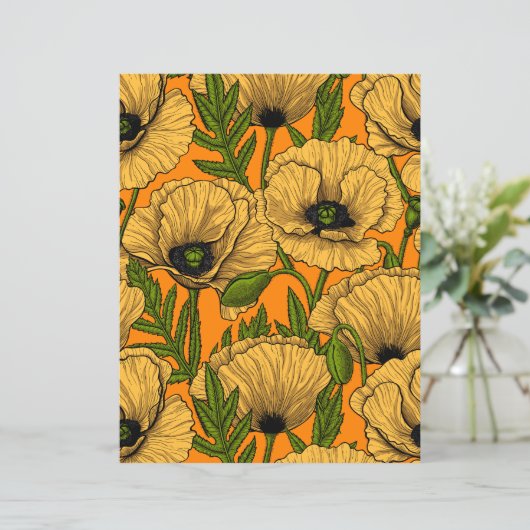 Yellow poppies (Standing Front)