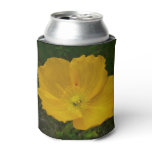 Yellow Poppy Alaskan Wildflower Floral Can Cooler