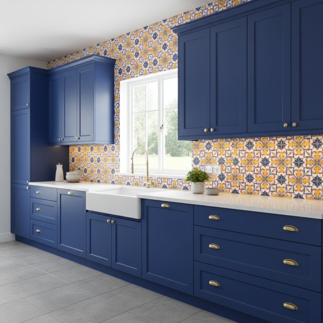 Yellow Portuguese Tile Wallpaper (Creator Uploaded)
