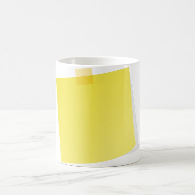 Yellow Post It Note Mug (Creator Uploaded)