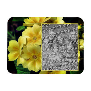 Yellow Primrose Flowers Create Your Own Photo Magnet