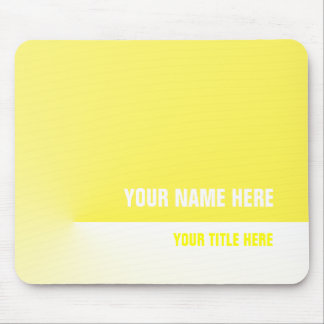 Yellow Pro Mouse Pad
