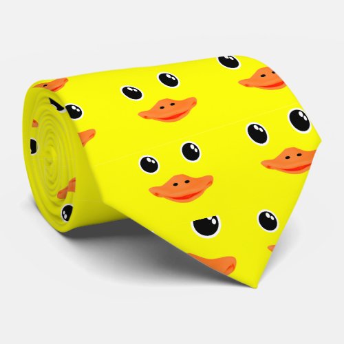 Yellow Puddle Duck Tie
