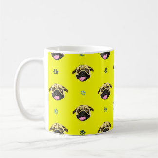 Yellow Pug Mug