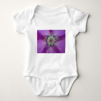 Yellow-purple flower star baby bodysuit