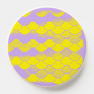 Yellow/Purple Mermaid Scales PopSocket