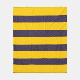 Yellow & Purple Stripes and Diagonals Blanket