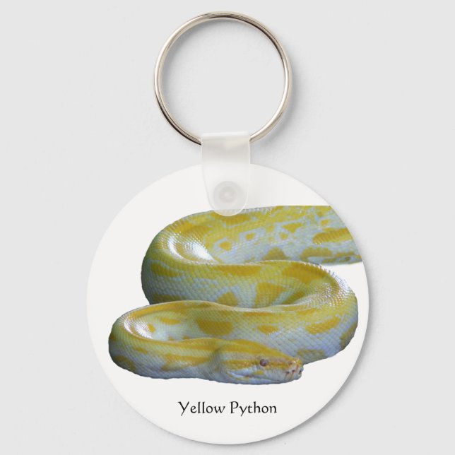 Yellow Python Key Chain (Front)