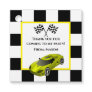 Yellow Race Car | Kids Birthday Party Favor Tags