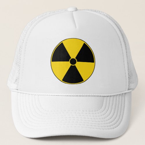 Yellow Radiation Symbol Cap