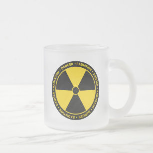 Yellow Radiation Symbol Mug
