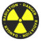 Yellow Radiation Symbol Sticker