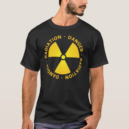 Yellow Radiation Symbol T_Shirt