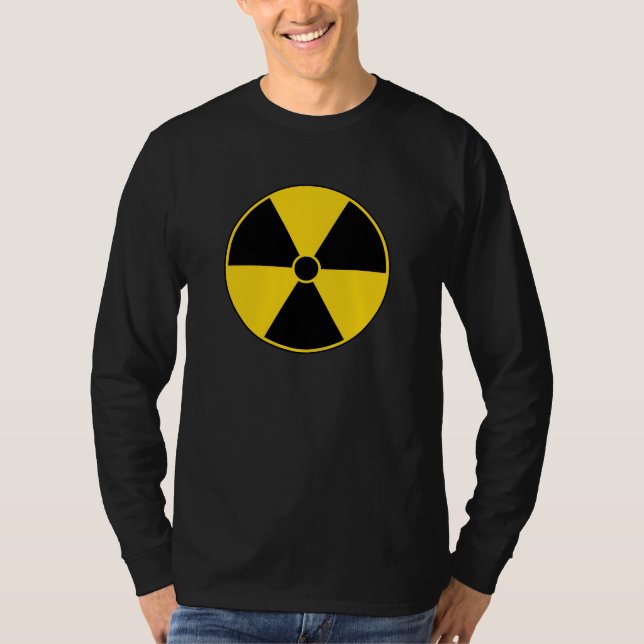 Yellow Radiation Symbol T-Shirt (Front)