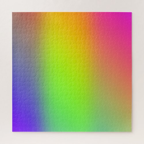 Yellow rainbow color gradient Puzzle