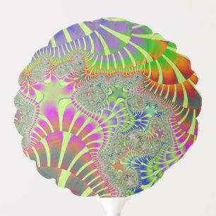 Yellow Rainbow Melt Balloon