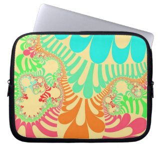 Yellow Rainbow Mod Laptop Sleeve