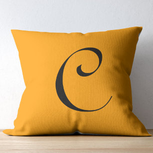Yellow (RAL 1028 Melon Yellow) Throw Pillow