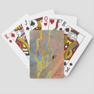Yellow Ray Poker Cards