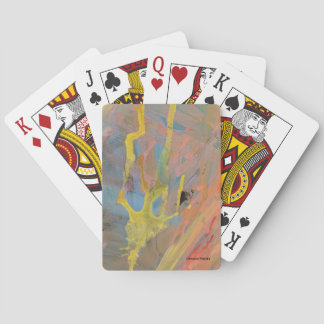 Yellow Ray Poker Cards