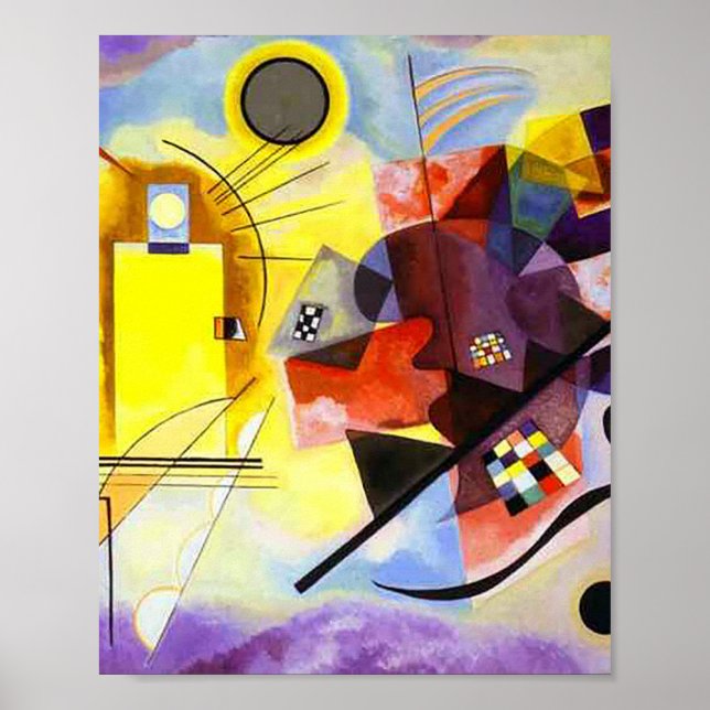 Yellow Red Blue by Vassily Kandinsky Poster (Front)
