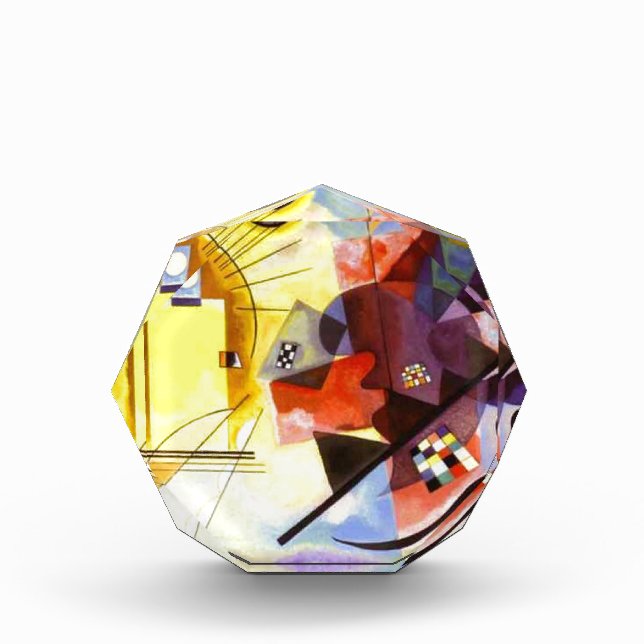 Yellow Red Blue Kandinsky Abstract Painting Award (Front)