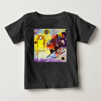 Yellow Red Blue Kandinsky Abstract Painting