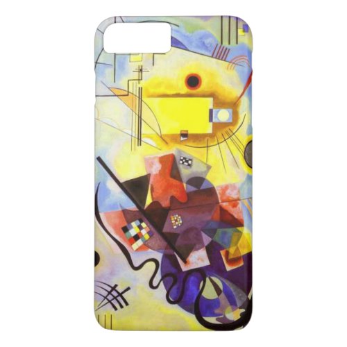 Yellow Red Blue Kandinsky Abstract Painting iPhone 8 Plus7 Plus Case