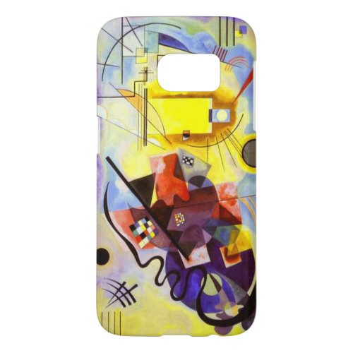 Yellow Red Blue Kandinsky Abstract Painting Samsung Galaxy S7 Case