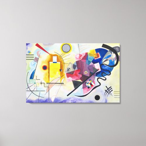 Yellow_Red_Blue  Kandinsky  Canvas Print