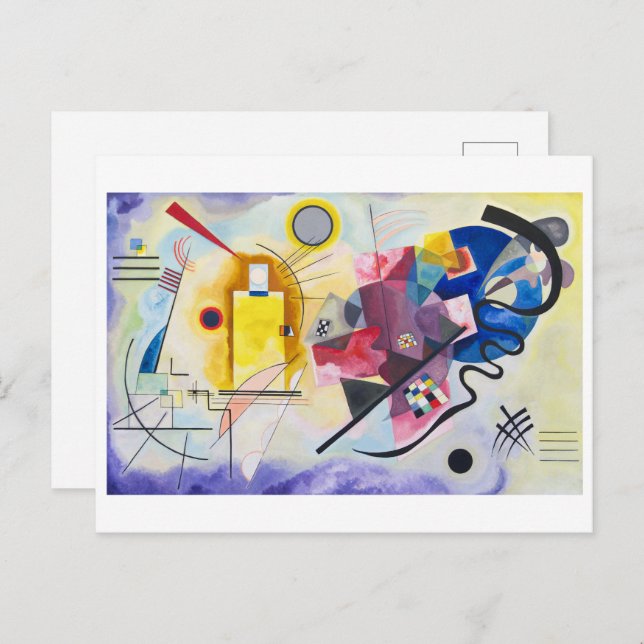 Yellow-Red-Blue | Kandinsky | Postcard (Front/Back)