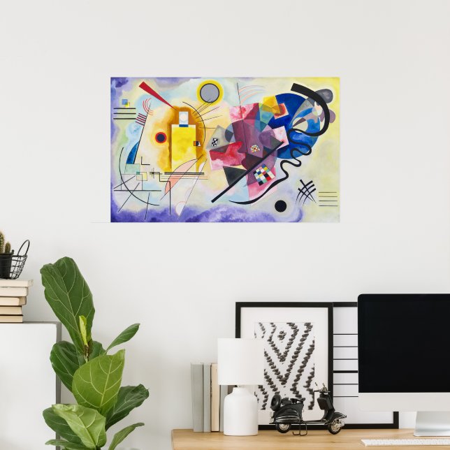 Yellow-Red-Blue | Kandinsky | Poster (Home Office)