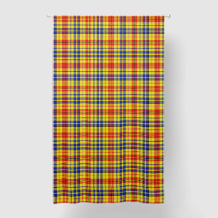 Yellow Red Blue Plaid Tartan Design Blackout Curtains