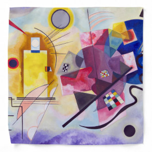 Yellow Red Blue, Wassily Kandinsky Bandana